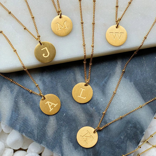 Charm Initial Necklace