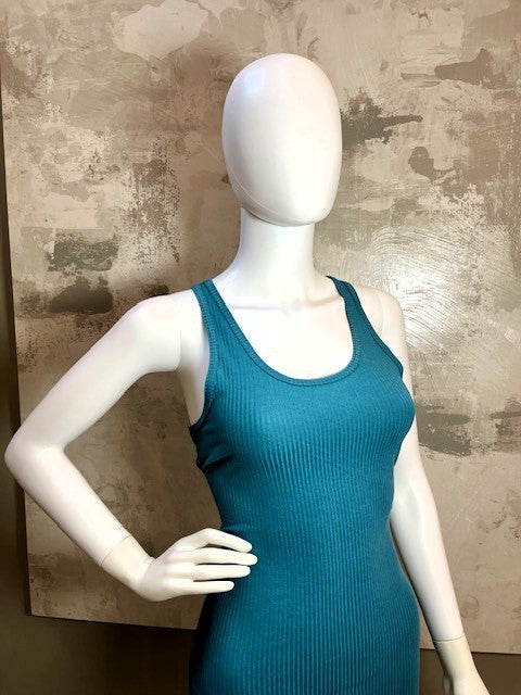 Luxe Ribbed Racer Back Tank