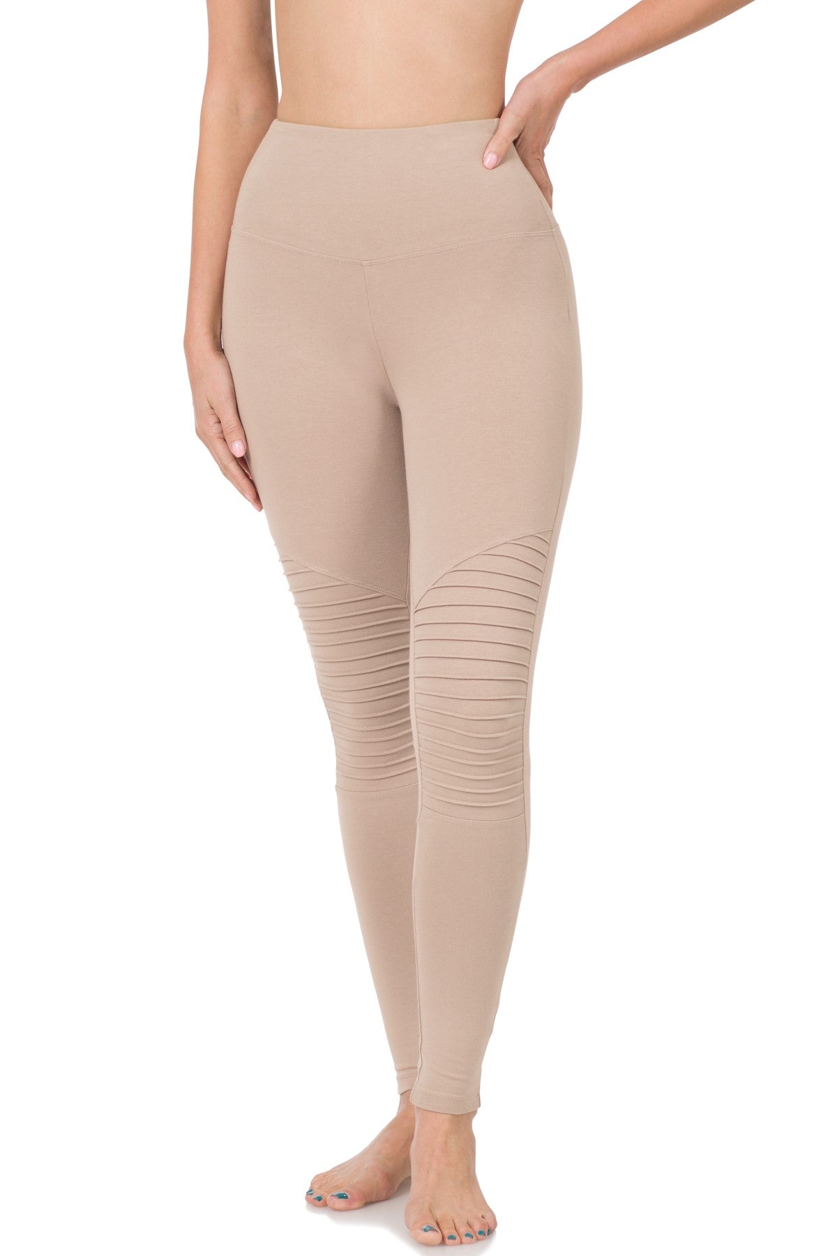 High-Waisted Moto Leggings